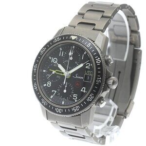Sinn 103.TI.AR.UTC Day-Date Chronograph black Dial Automatic Men's Watch